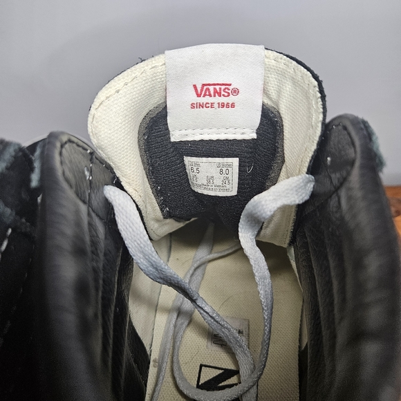 Vans Hightower Black and white suede Size 6.5 men's 8 women's - Picture 11 of 14